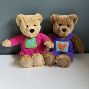 Hallmark Kiss Kiss Bears Plush‎ Kissing Magnetic Nose Stuffed Toy Valentine